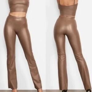 SKIMS Brown Boot Cut Pants